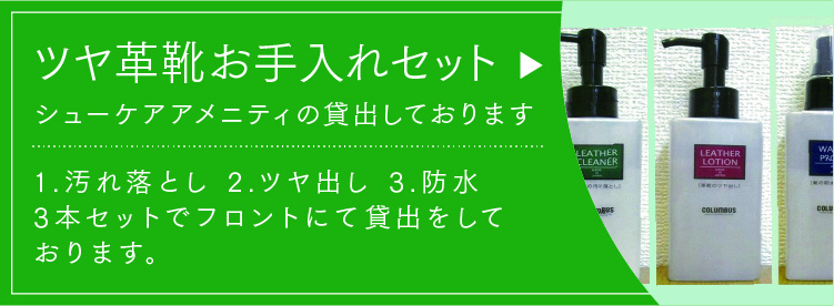 ツヤ革靴お手入れセット